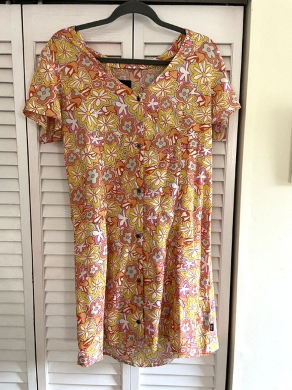 NWT Vans minidress, festival, summer, lightweight, mushrooms & flowers
